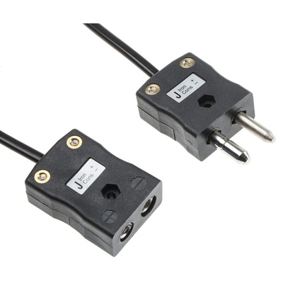 RS PRO Type J Extension Cable, 10m, PVC Insulation, +220°C Max, 7/0.2mm
