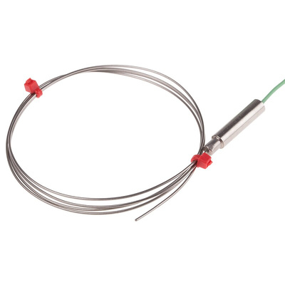 RS PRO Type K Thermocouple 1m Length, 1mm Diameter → +1100°C