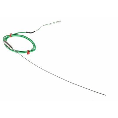 RS PRO Type K Thermocouple 250mm Length, 1mm Diameter → +1100°C