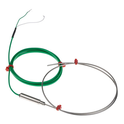 RS PRO Type K Thermocouple 500mm Length, 1.5mm Diameter → +1100°C