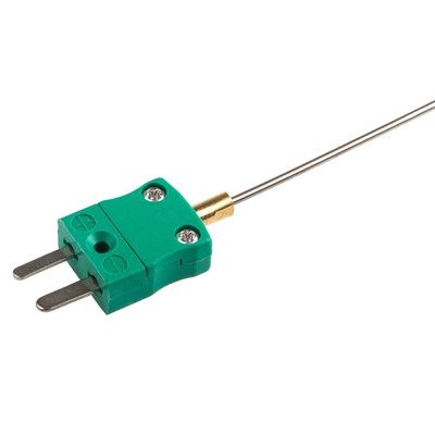 RS PRO Type K Thermocouple 500mm Length, 1.5mm Diameter → +1100°C