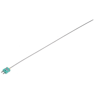RS PRO Type K Thermocouple 500mm Length, 3mm Diameter → +1100°C