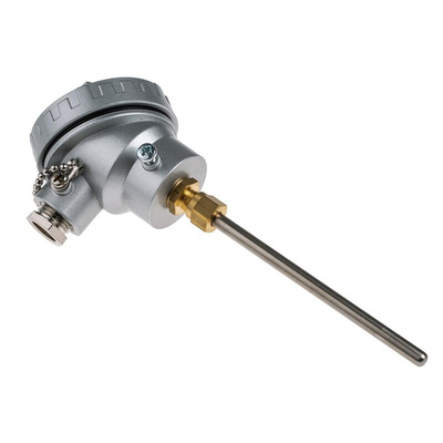 RS PRO Type K Thermocouple 100mm Length, 6mm Diameter → +1100°C