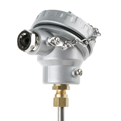 RS PRO Type K Thermocouple 200mm Length, 6mm Diameter → +1100°C