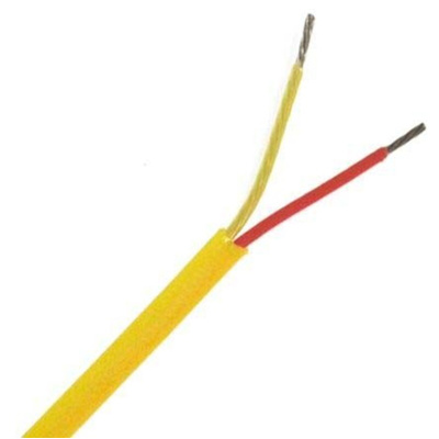 RS PRO Type K Thermocouple Wire, 50m, PFA Insulation, +260°C Max, 7/0.2mm