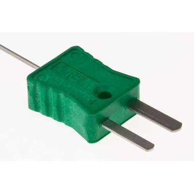 RS PRO Type K Thermocouple 100mm Length, 1mm Diameter → +800°C