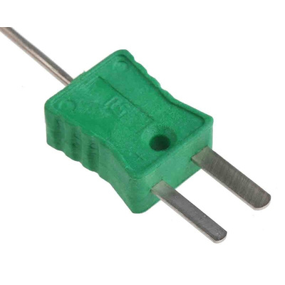 RS PRO Type K Thermocouple 1m Length, 1.5mm Diameter → +800°C