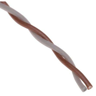 RS PRO Type T Thermocouple Wire, 25m, PFA Insulation, +260°C Max, 7/0.2mm