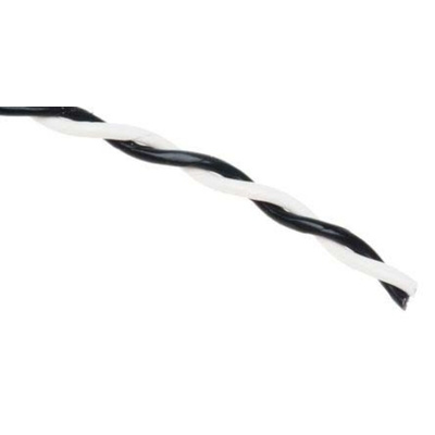 RS PRO Type J Thermocouple Wire, 25m, PTFE Insulation, +260°C Max, 1/0.2mm