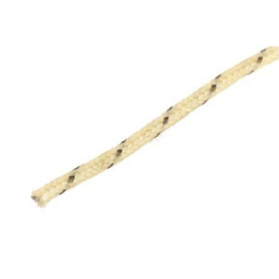 RS PRO Type J Thermocouple Wire, 25m, Glass Fibre Insulation, +350°C Max, 1/0.2mm