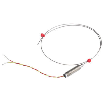 RS PRO Type K Thermocouple 500mm Length, 1mm Diameter → +1100°C