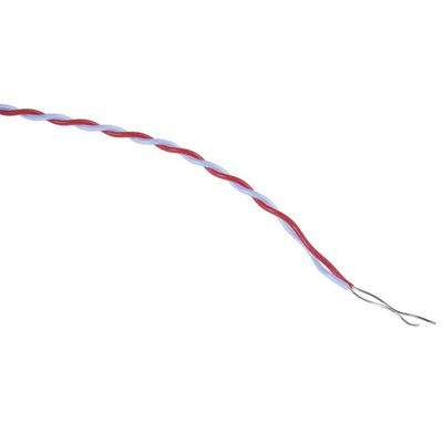RS PRO Type T Thermocouple 2m Length, 1/0.3mm Diameter → +250°C