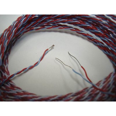 RS PRO Type T Thermocouple 1/0.3mm Diameter → +250°C