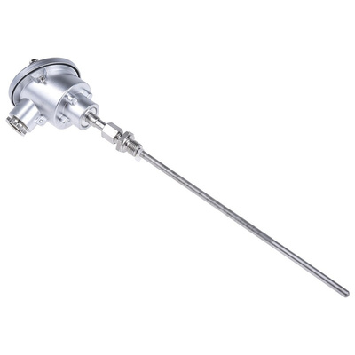 RS PRO Type K Thermocouple 250mm Length, 6mm Diameter → +1000°C