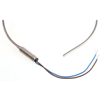 RS PRO Type K Thermocouple 2m Length, 3mm Diameter → +800°C