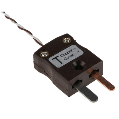 RS PRO Type T Thermocouple 2m Length, 1/0.2mm Diameter → +260°C