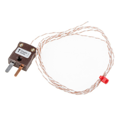 RS PRO Type T Thermocouple 1m Length, → +250°C