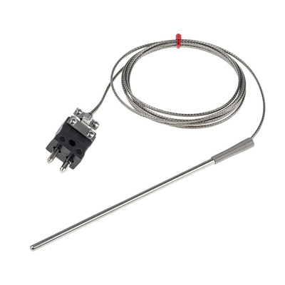 RS PRO Type J Thermocouple 150mm Length, 4.5mm Diameter → +350°C