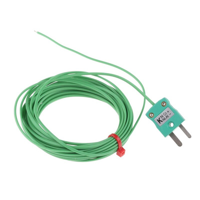 RS PRO Type K Thermocouple 5m Length, → +250°C