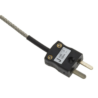 RS PRO Type J Thermocouple 3m Length, → +250°C