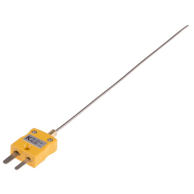 RS PRO SYSCAL Type K Thermocouple Connector 1.5 x 150mm Diameter, -40°C → +1100°C