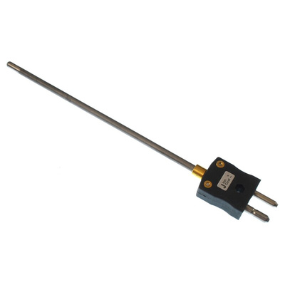 RS PRO SYSCAL Type J Thermocouple 150mm Length, 4.5mm Diameter → +1100°C