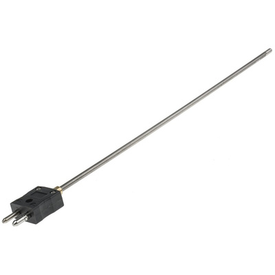 RS PRO SYSCAL Type J Thermocouple 300mm Length, 4.5mm Diameter → +1100°C