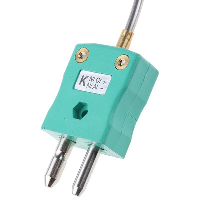 RS PRO SYSCAL Type K Thermocouple 1m Length, 3mm Diameter → +1100°C