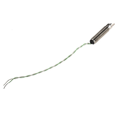 RS PRO Type K Thermocouple 2m Length, 6mm Diameter → +1100°C