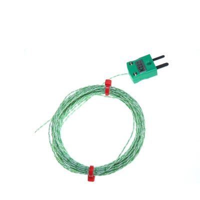 RS PRO Type K Thermocouple 3m Length, 1/0.2mm Diameter, -75°C → +260°C