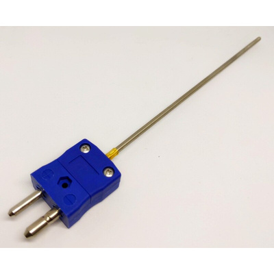 RS PRO Type K Thermocouple 250mm Length, 1.5mm Diameter → +1100°C