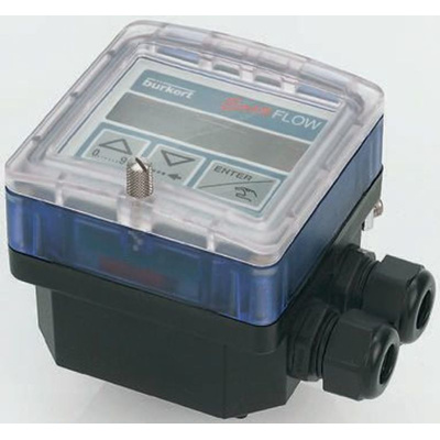 Burkert Flow Controller, Cable Gland, Analogue, Pulse, Totalizer, 12 → 30 V dc, LCD