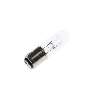 Werma BA15d Incandescent Bulb, Clear, 230 V, 30 mA