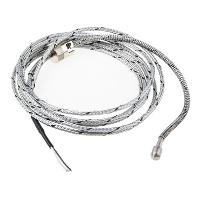 RS PRO Type J Thermocouple 20mm Length, 8mm Diameter → +400°C