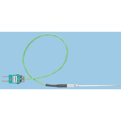 RS PRO Type K Thermocouple 130mm Length, 3mm Diameter → +700°C