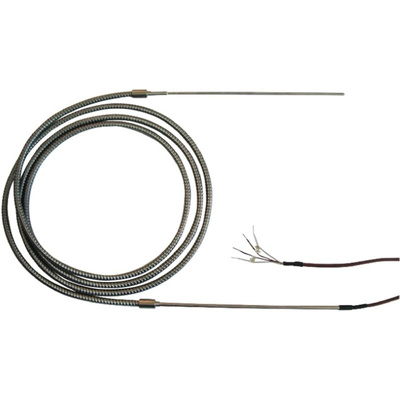 RS PRO Type T Thermocouple 250mm Length, 4mm Diameter → +200°C