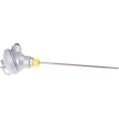 RS PRO Type K Thermocouple 250mm Length, 6mm Diameter → +1100°C