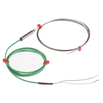 RS PRO Type K Thermocouple 1.5m Length, 1mm Diameter → +1100°C