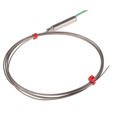 RS PRO Type K Thermocouple 1.5m Length, 1mm Diameter → +1100°C