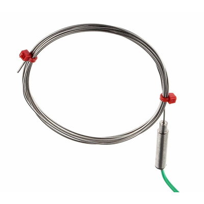 RS PRO Type K Thermocouple 2m Length, 1mm Diameter → +1100°C