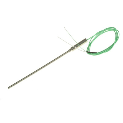 RS PRO Type K Thermocouple 150mm Length, 4.5mm Diameter → +1100°C