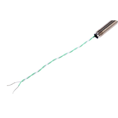 RS PRO Type K Thermocouple 1m Length, 0.5mm Diameter → +750°C