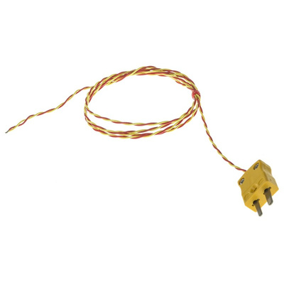 RS PRO Type K Thermocouple 7/0.2mm Diameter → +250°C