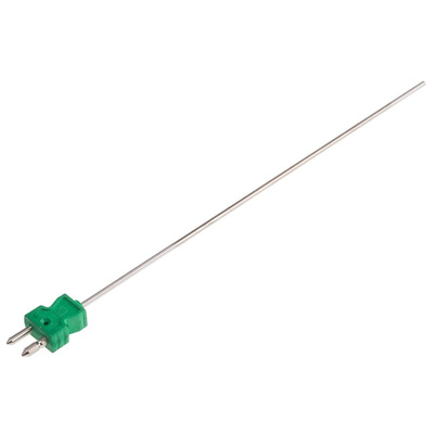 RS PRO Type K Thermocouple 150mm Length, 1.5mm Diameter → +900°C
