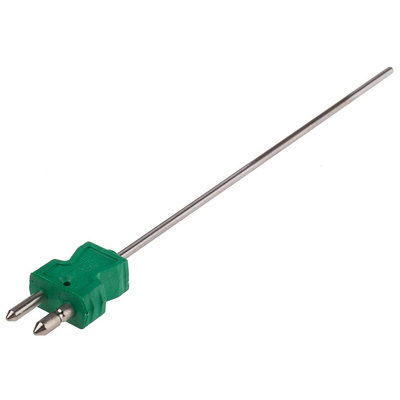 RS PRO Type K Thermocouple 150mm Length, 3mm Diameter → +1200°C