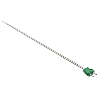 RS PRO Type K Thermocouple 500mm Length, 6mm Diameter → +1200°C