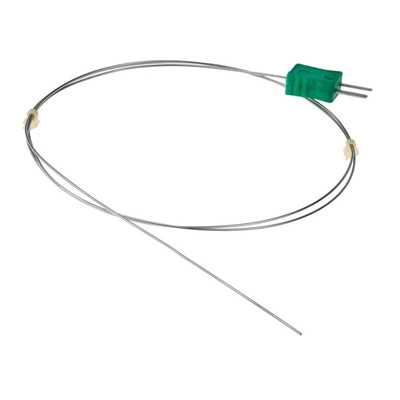 RS PRO Type K Thermocouple 1m Length, 1mm Diameter → +800°C