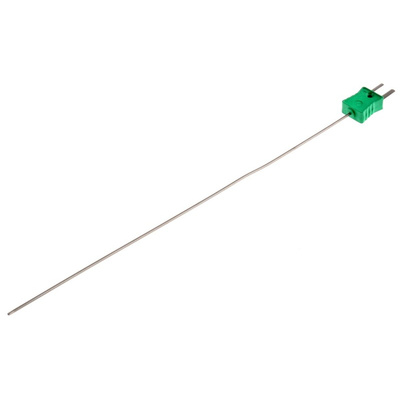 RS PRO Type K Thermocouple 250mm Length, 1.5mm Diameter → +800°C