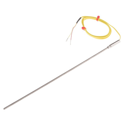 RS PRO Type K Thermocouple 250mm Length, 3mm Diameter → +1100°C