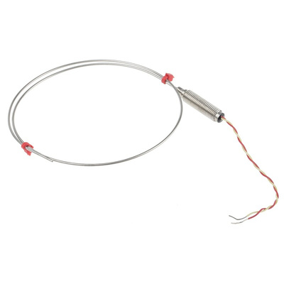 RS PRO Type K Thermocouple 500mm Length, 1.5mm Diameter → +1100°C